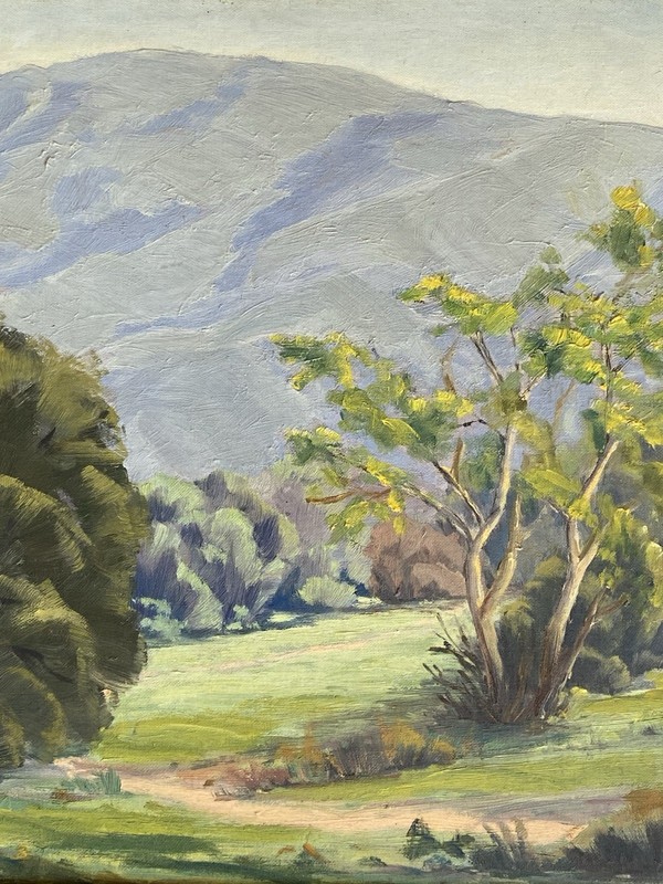 Ilona Paulson ATQ California Plein Air Oak Tree Landscape Impressionism Painting gallery