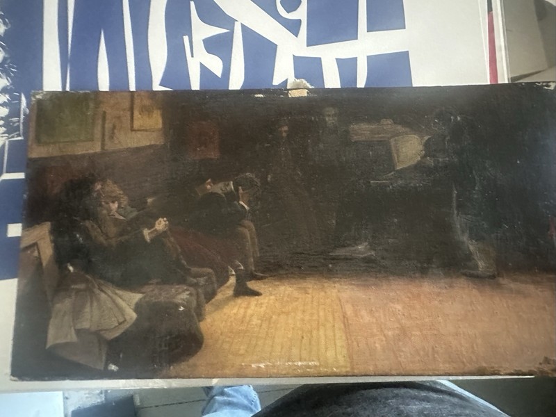 original painting by Russian artist Letyagian signed front gallery