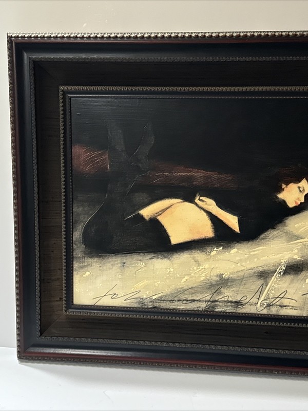 Painting Women Women Pretty Female Model Famous Fabio Calvetti Italian Listed gallery