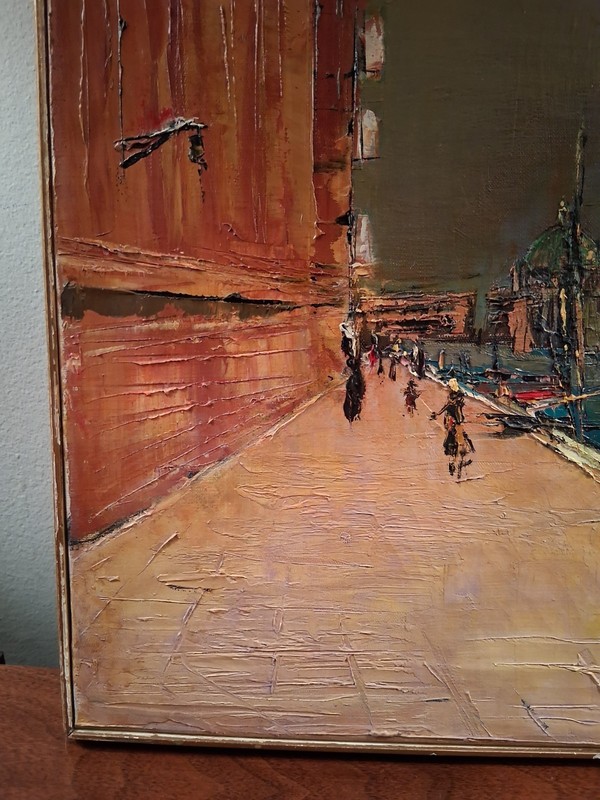 Charles Sorel Italian/American Artist Oil On Canvas 1961 Painting gallery