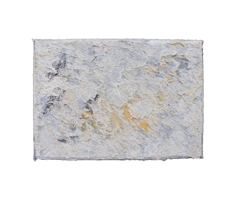 Original Textured Abstract Painting 5×7, Wabi Sabi Art, Fragments of Time I