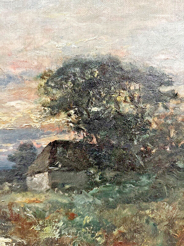 Beautiful Painting "Landscape with Creek" By Jules Dupre gallery