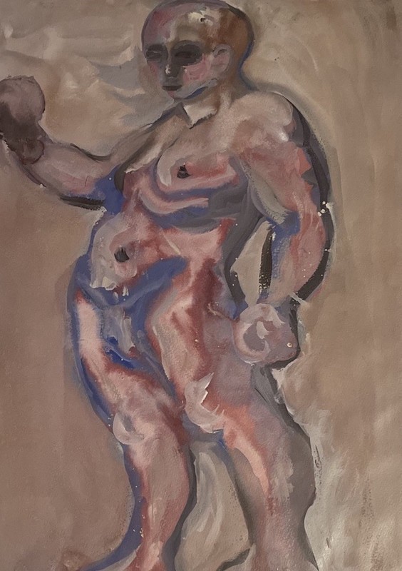 Vintage Midcentury American Abstract Fauve Expressionism St. louis Artist Guild