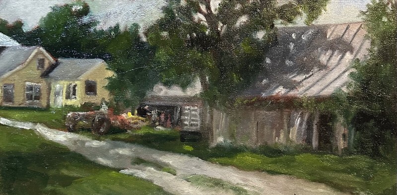 Michigan Farm – Original Oil Painting