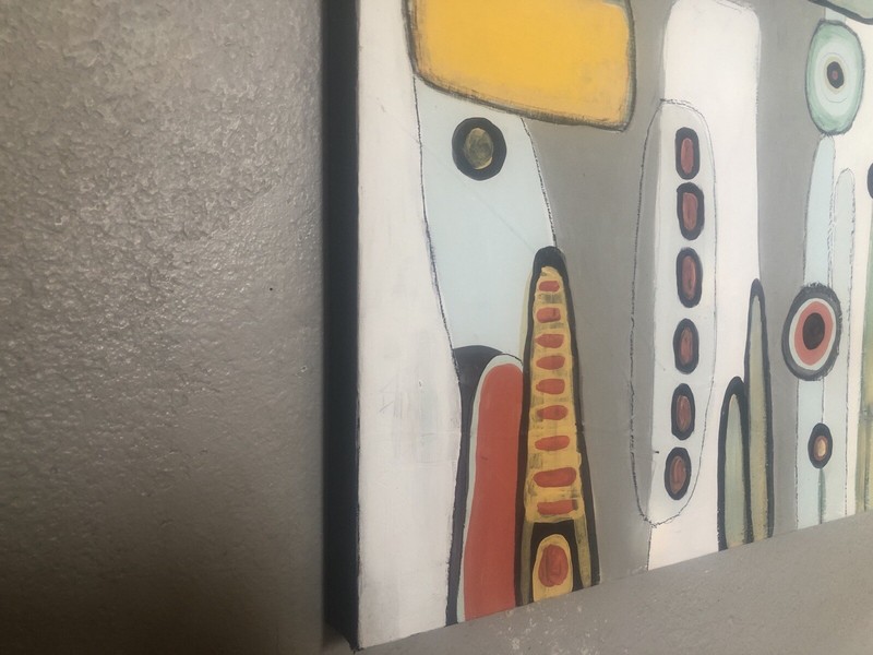 Original Acrylic Painting Contemporary Modern Abstract Fine Art Canvas SLK gallery