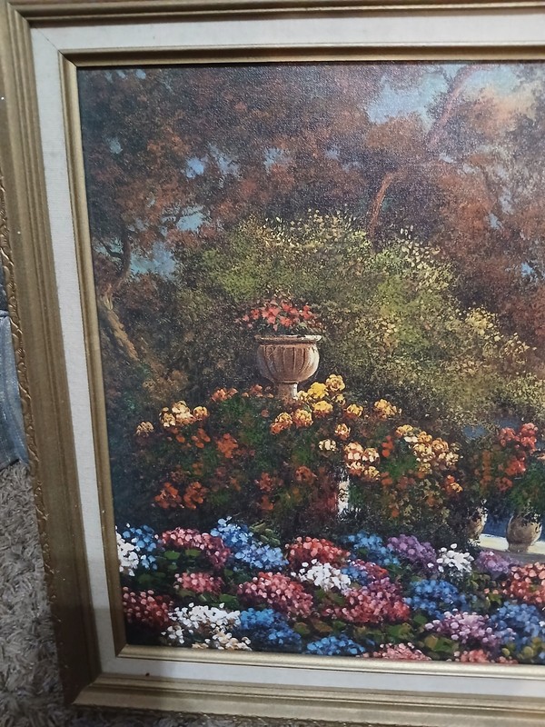 United States Commemorative Framed Flower Terrace Mediterranean Ivan Choultse gallery