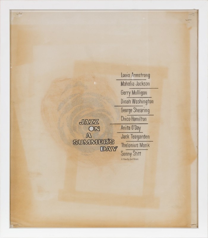 Aram Avakian Bert Stern JAZZ ON SUMMER’S DAY Original art for an unused #158540