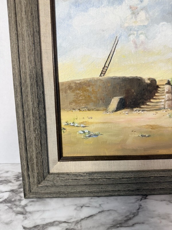 Southwestern/Pueblo landscape scene Framed Cloud Figure Religious Native America gallery