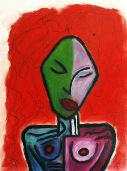 «Redheaded Woman Series, Envious» || Original Figurative || Matt Zedler $18,500
