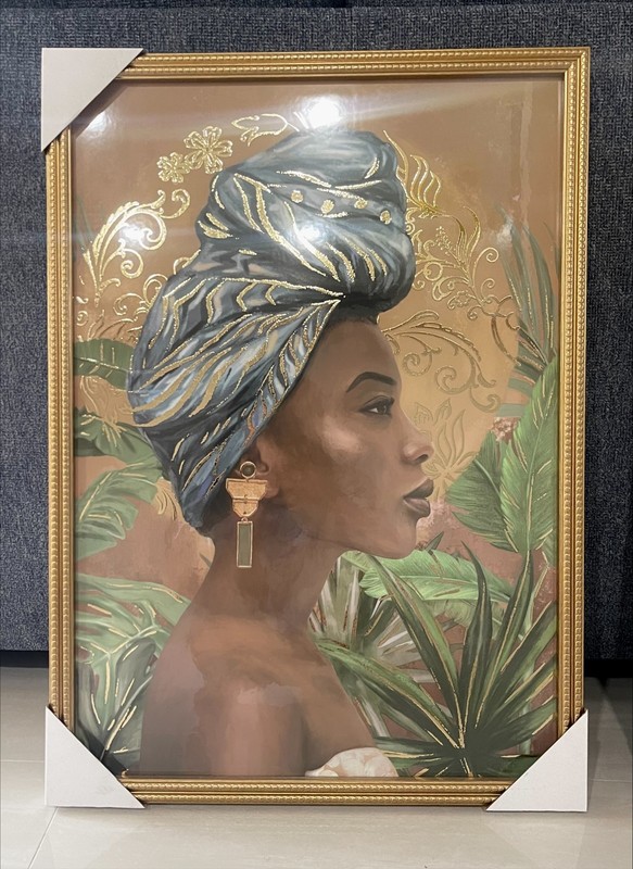 Framed Wall Art African Women Portraits 27 1/2'' x 19 5/8'' gallery