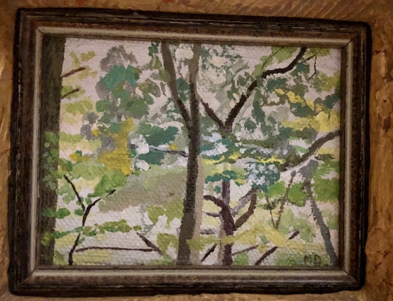 “FIVE MILE WOOD” Marguerite DORENBACH; BUCKS COUNTY CUNNINGHAM FRAME gallery