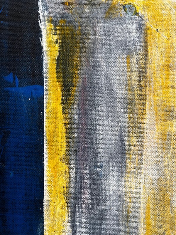 20x24 Contemporary Abstract Art, Original Acrylic Painting, "Beneath" gallery