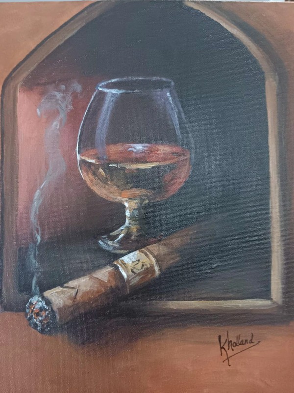 Original Painting «Exercise In Light And Shadow» by kholland 12×12