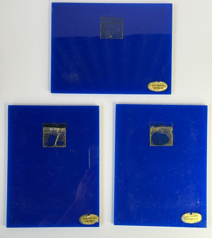 Vintage Lucite Wall Art – Paris Cabaret Reverse Paintings /Set of 3/Made in PA gallery