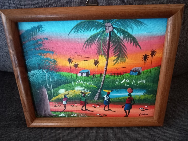 Original oil Painting from Haiti