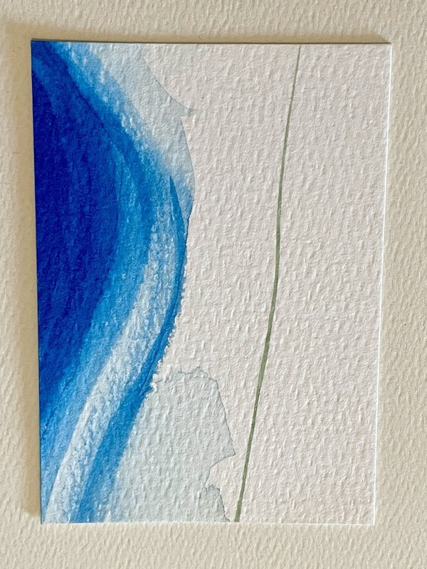 ACEO Hand-Painted Original Watercolor Painting Art Card (2.5 x 3.5 inches)