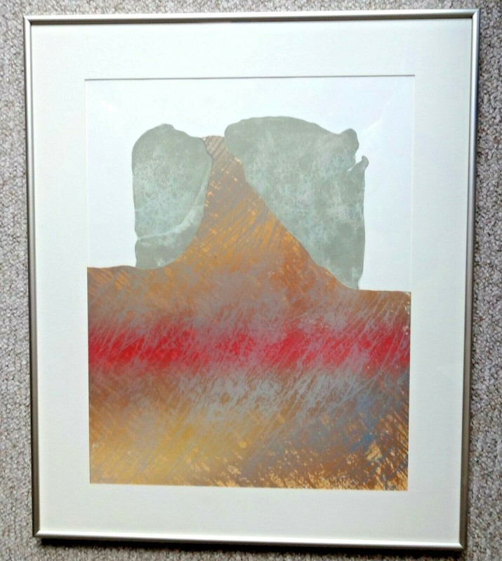 Myrna Burks Print, Tamarind Institute, 1975, mid-century