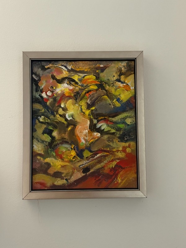 Oil Painting by David Loeffler Smith, 8×10 «Isolating a Tree in the Woods» 2016