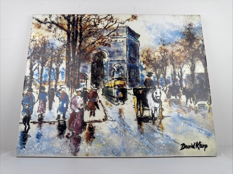David Karp Signed Enamel on Porcelain – Limited Edition 175/500 – Unframed
