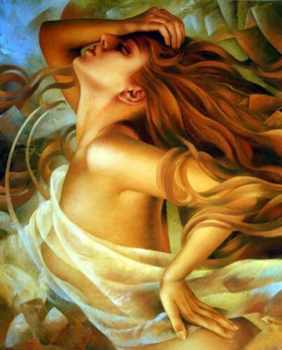 MQ-OP0281 100% Handmade Painted Charming Girl Oil Painting Art On Canvas gallery