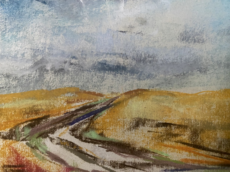 Tobias Nicklitzsch *1982 Berlin Pastel View Field Path In Late Summer gallery