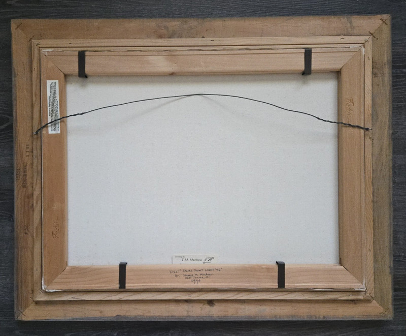 'Tawas Point Light '96' Painting by T. M. Muchow, 1996, East Tawas, Michigan gallery