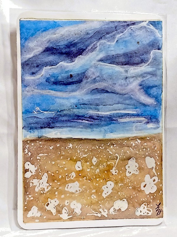 Miniature Fine Art Study • Watercolor on Paper • Signed Original