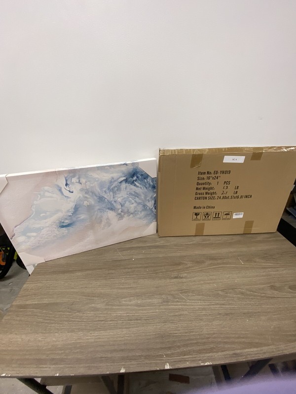 16×24 Snow Textured Canvas