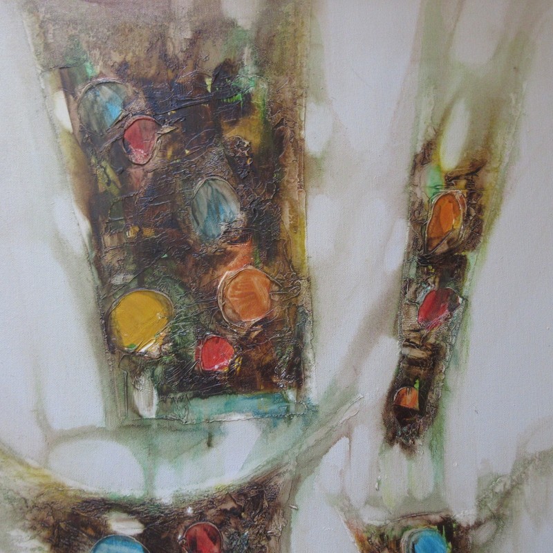 Vintage Painting Abstract Expressionism 1970’s Modernism Non Objective Art gallery