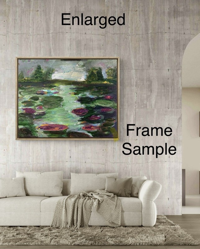 Beneath The Sky UNFRAMED Abstract on Сanvas wall-art signed 14x11 Brand New gallery