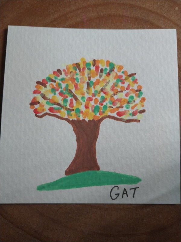 G.A.Titan Acrylic Painting IMPRESSIONISM Tree Landscape