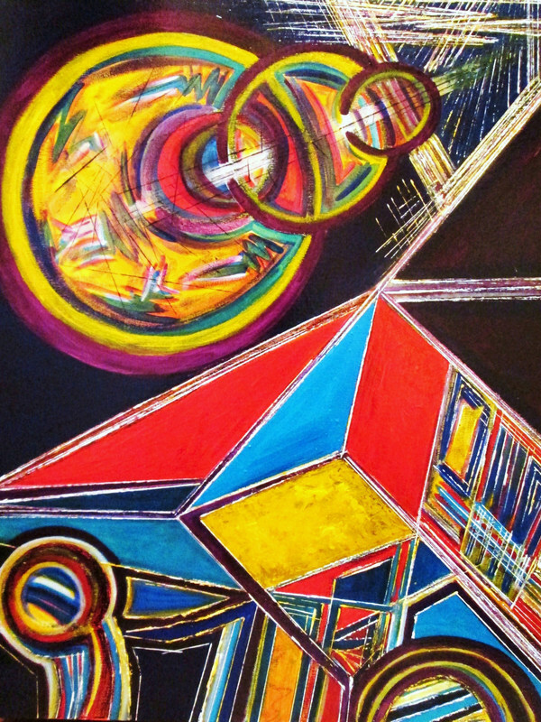 Geometric Abstract Composition || Matt Zedler || «GCS Series, #2» || $18,500.00