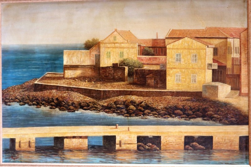 Painting copy "COASTAL LANDSCAPE" by Claudio Bravo gallery