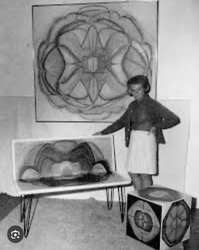 Ida Kohlmeyer, New Orleans, La., 1912-1997, “Abstract Figure Studies,” 24x18” gallery