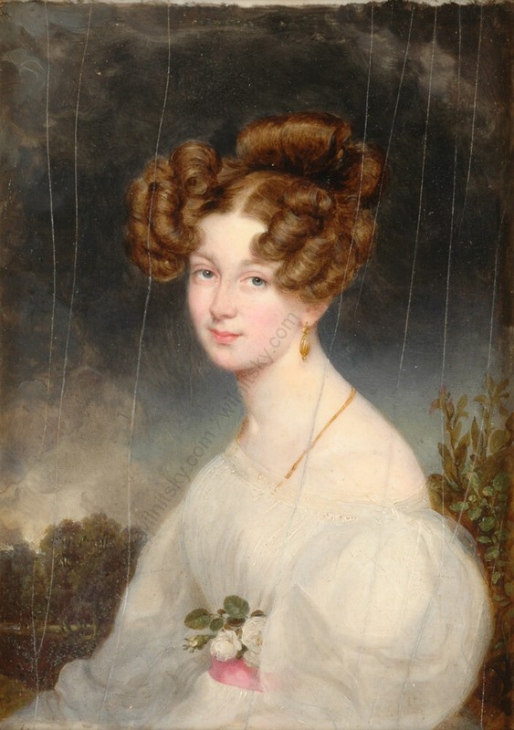 Moritz Michael Daffinger (1790-1849) "Karoline, Baroness v. Siber" miniature (m) gallery