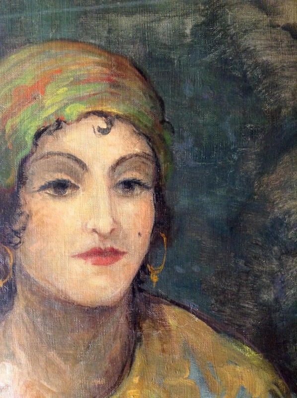 Gustave COLIN (1828-1910) Signed Museum Antique Oil Painting 19th C. Woman 1880s gallery