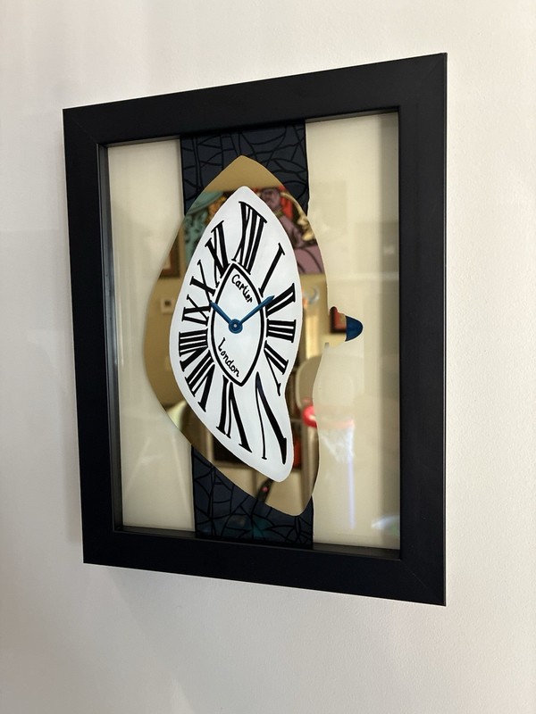 Cartier Crash Gilded Painting