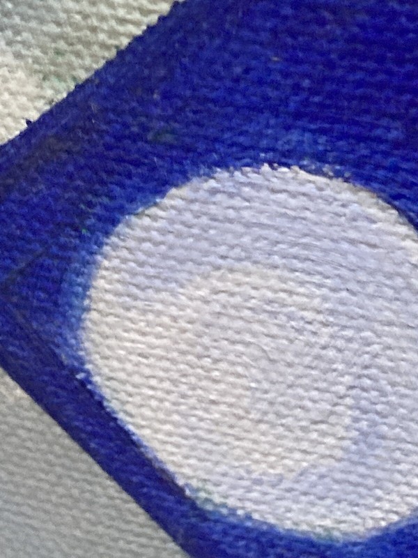 Mid Century Abstract Painting on Canvas Geometric Modernism Minimalism gallery
