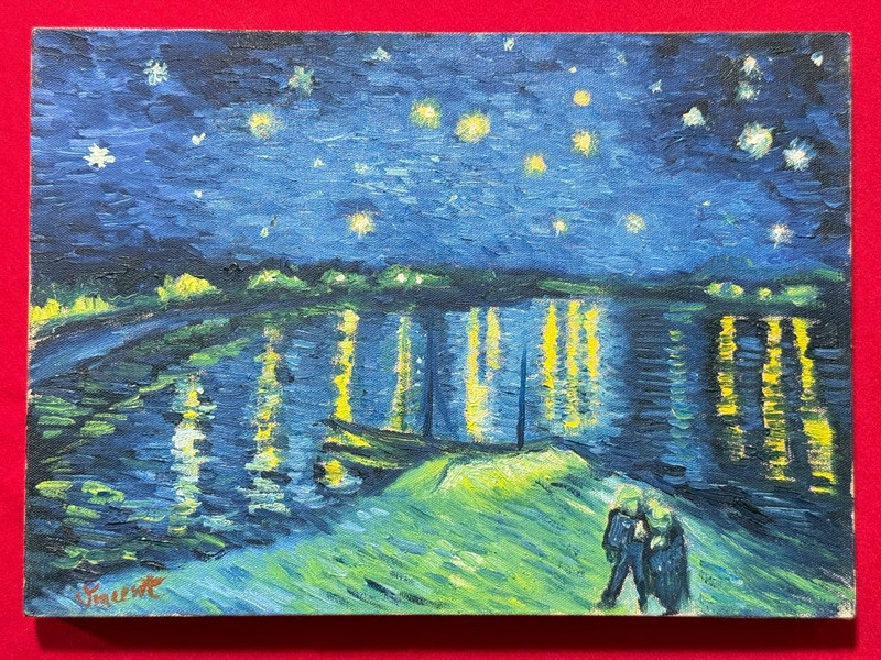 Vincent van Gogh (Handmade) Sealed Painting Oil on canvas Size 25×35 cm