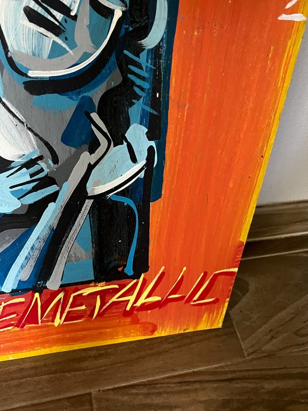The Flaming Lips Clouds Taste Metallic Painting Steve Keene gallery
