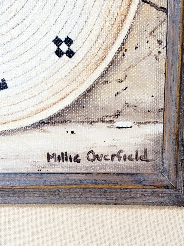 Millie Overfield (Tucson) Original Oil Painting Art - Wedding Vase And Basket gallery