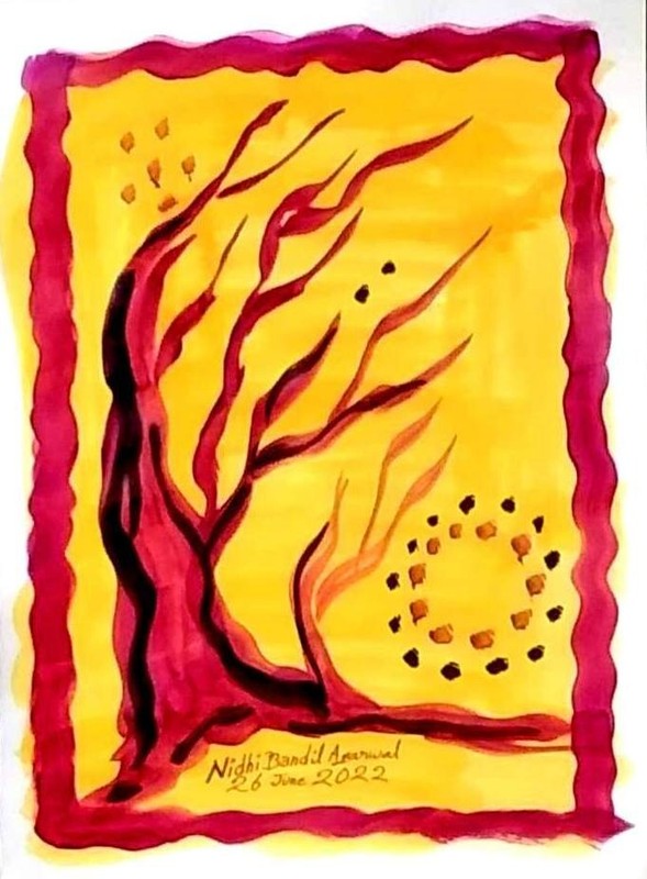 Original Painting Made & Signed By World Fame Artist Nidhi Bandil Agarwal Jaipur gallery