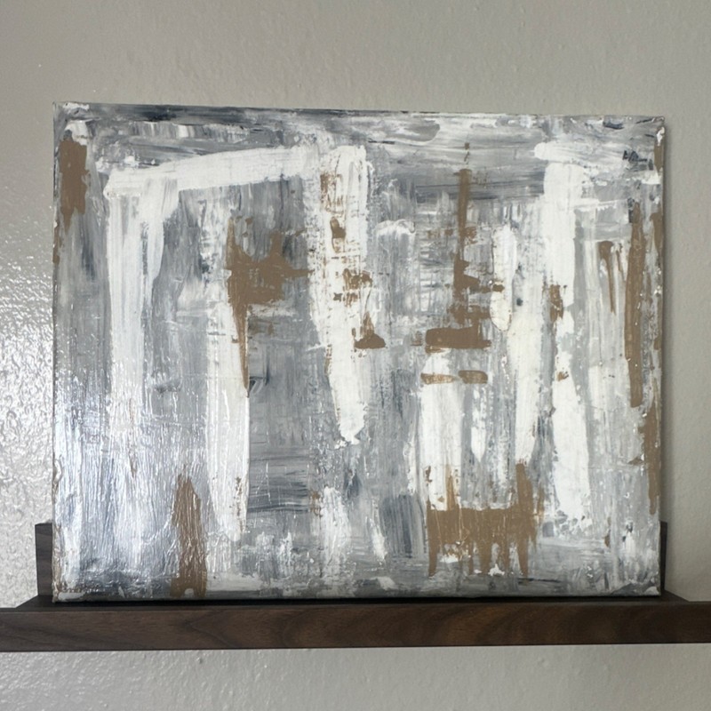 Original Abstract Acrylic Painting- 13 x 18”