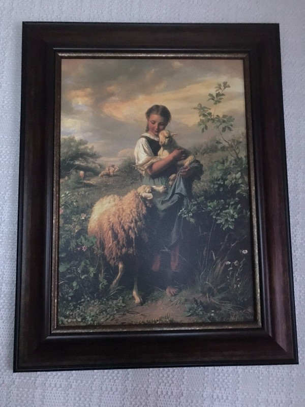 Oil Painting “The Young Shepherdess” gallery