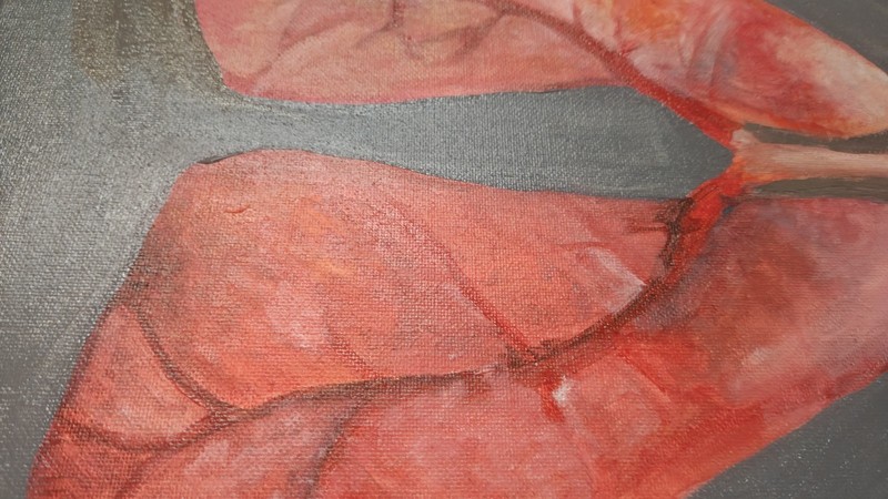 Inner Workings Piece 1 - Original Acrylic 12 x 12 Inch Painting On Canvas gallery