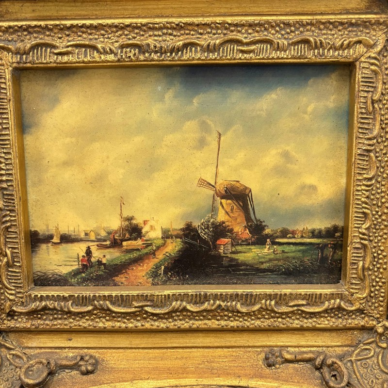 Expressive Landscape Print "Gilded Frame" Refined Small Artwork gallery