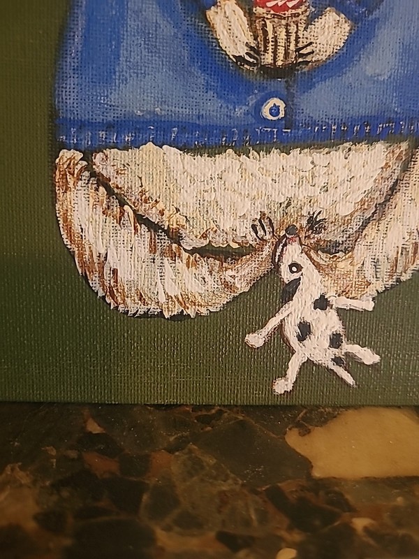 11x14 Canvas Panel Dog Shihtzu Painting Janet Smith My Favorite Things Puppy Toy gallery