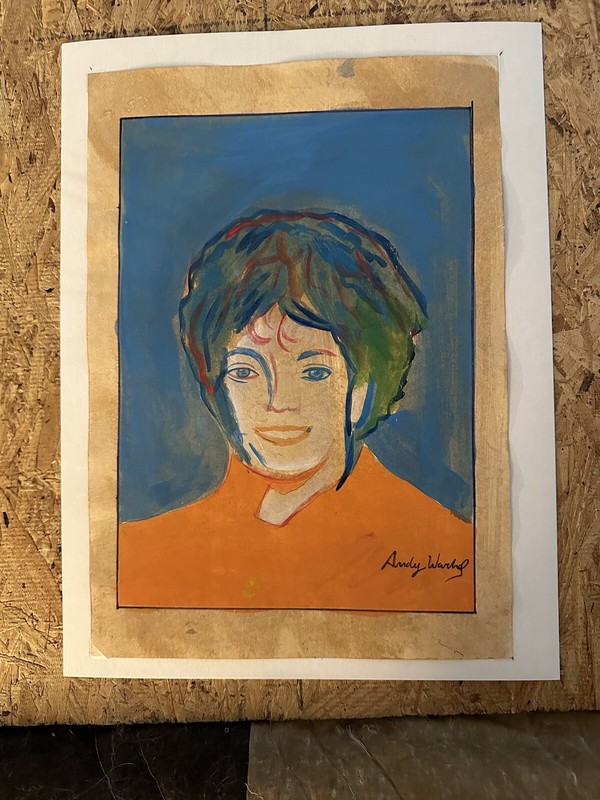 Michael Jackson Waterpaint By Andy Warhol