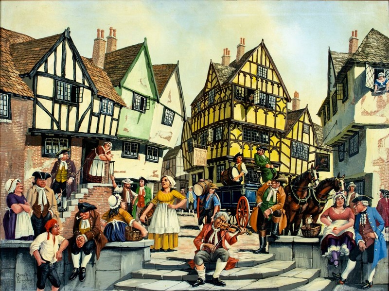George Kingsley (US,20C) oil painting 133603