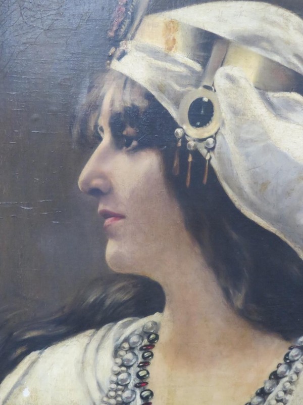 Pre-Raphaelite Orientalist Oil Opera Dame Nellie Melba Australian Circa 1895 gallery